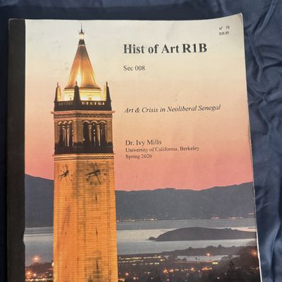 Hist of Art R1B course reader with a photo of the Campanile on the cover